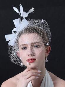 Women's Charming Hat - Tea Party Kentucky Derby Church Hat, 50s Headpiece Party Hat,Elegant,Birthday - Multicolor - View 12