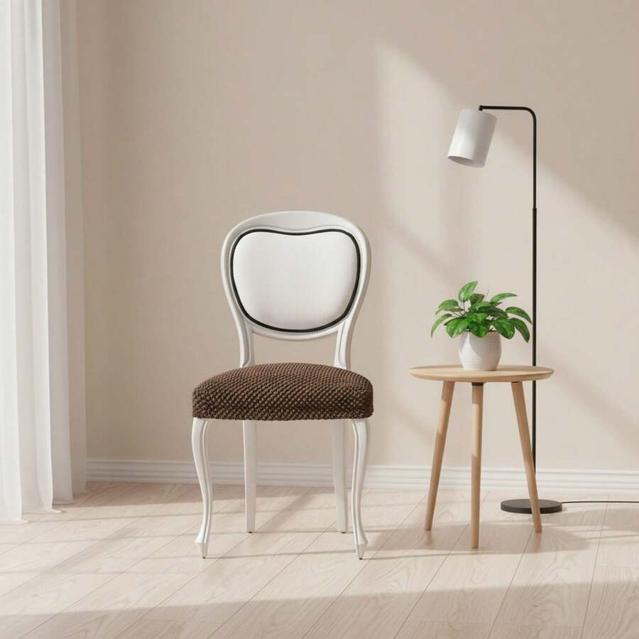 Kiva 2 Universal And Versatile Chair Covers, Various Colors Available – Easy-To-Fit Protective Chair Cover For Backrest, Seat And Arms - Brown - View 1