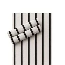 Decorative Rug Set - Cotton With Northeastern Brazilian Inspiration – 3 Pieces - Black - View 8