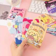 Bộ 20 cuốn sổ tay họa tiết hoạt hình dễ thương Sanrio Kitty, Kurumi Melody và các nhân vật khác, màu Macaron và màu tối, sổ ghi nhớ, sổ bài tập, văn phòng phẩm hình hoạt hình, thích hợp làm quà tặng ở trường và ở nhà, quà tặng trò chơi Bingo, quà nhỏ (mẫu ngẫu nhiên) - Nhiều màu - Xem 3