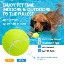 AQPU 12pcs Dog Tennis Balls, Suitable For Dogs Over 40lbs, Interactive Fetch Toys, High-Quality Indoor/Outdoor Training Balls, 3.28 Inch Diameter - Green - View 4