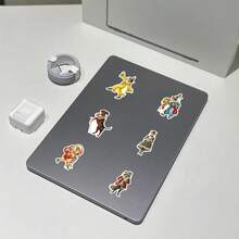 50pcs Vintage Victorian Circus Cartoon Stickers, Creative Decorative Stickers For Notebook, Bookshelf - Multicolor - View 10