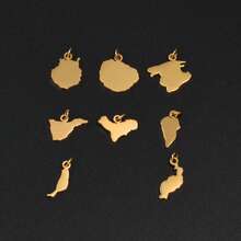 1 件西班牙加那利群岛地图魅力埃尔耶罗、拉帕尔马岛、拉戈梅拉岛、特内里费岛、大加那利岛、富埃特文图拉岛、兰萨罗特岛、马略卡岛 - 彩色 - 查看 3