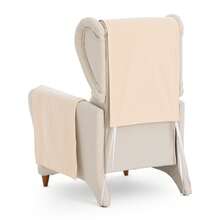Kiva Universal And Versatile 1-Seater Sofa Cover, Various Colors Available – Easy-To-Fit Protective Sofa Cover For Backrest, Seat And Arms - 赭色烏利塞斯 - 查看 9