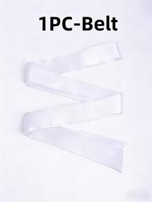 1 chiếc áo choàng ngủ nữ màu trơn thanh lịch thắt eo, đồ ngủ ngắn gợi cảm bằng lụa satin mềm mại, phù hợp cho cô dâu, phù dâu, mặc nhà, đồ cần thiết cho mùa tựu trường. - trắng - Xem 14