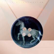 5pcs Round Buttons With Artistic Oil Painting Patterns, Suitable For Mixing Color Resin, Sewing On Jackets, Suits, Plush Toys, Handicrafts And DIY Creative Projects - 5pcs - View 18