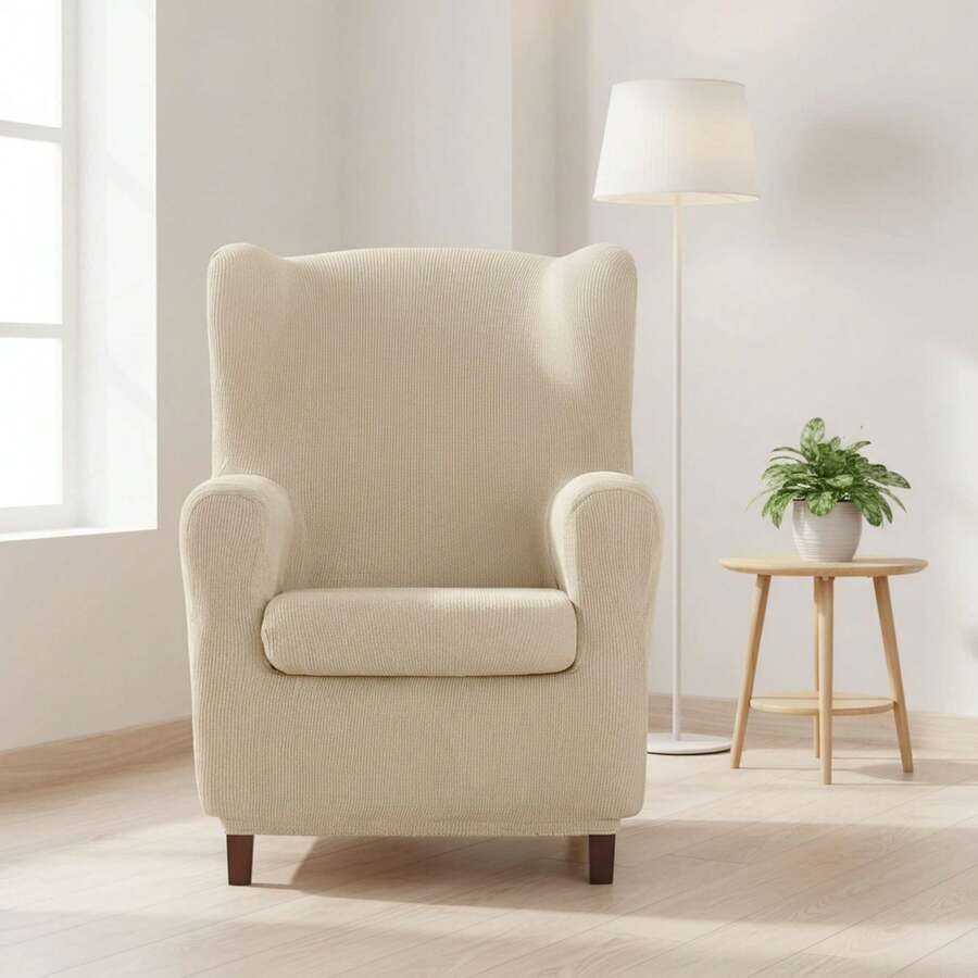 Kiva Universal And Versatile Wingback Chair Cover, Various Colors Available – Easy-To-Fit Protective Chair Cover For Backrest, Seat And Arms - 粗製濫造的尤利西斯 - 查看 1