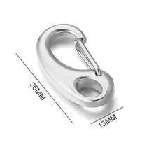 1 chiếc khóa càng cua bằng thép không gỉ 304 mạ vàng/bạc kèm vòng nối, thích hợp để tự làm trang sức như vòng tay, dây chuyền, móc khóa. - kẹp tôm hùm - Xem 16