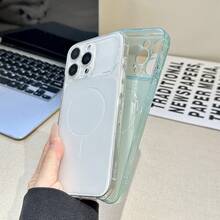 1 chiếc ốp lưng điện thoại TPU mềm đục lỗ tối giản, tương thích với Apple 17 Pro Max/16 Pro Max/15/14/13/11 - trái cam - Xem 8