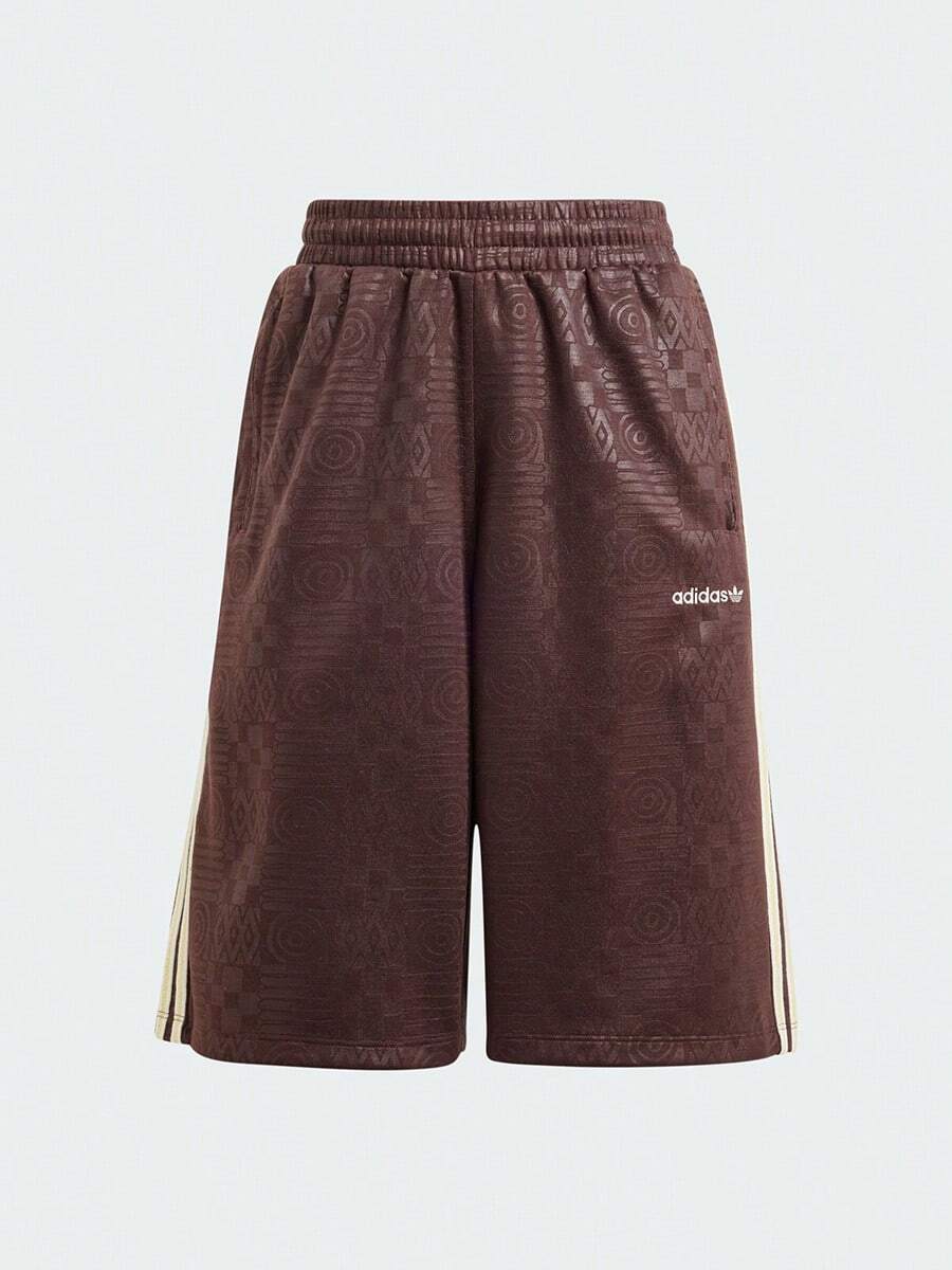Adidas Women's Casual Knit Straight Leg Shorts, 5-Inch Inseam, Spring/Summer JC6142 - Brownish-red - View 1