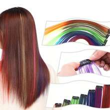 30pcs 32mm 6-Teeth U-Shaped Hair Clips Suitable For Hair Extensions, Comes With DIY Needles And Threaded Kits - Black Hair Extension Clips - View 2