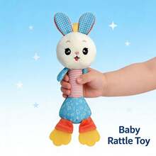 Infant Rattle Toy, Soft Hand Shake Rattle With Crinkle Paper, Colorful Interactive Toy For Parent-Child, Baby Gift - Multicolor - View 11