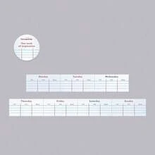 1 rouleau de 2m de ruban adhésif vintage esthétique, autocollants décoratifs créatifs pour le scrapbooking, les artisanats DIY, les cadeaux, la papeterie personnalisée, les fournitures scolaires - Style 1 - Voir 17