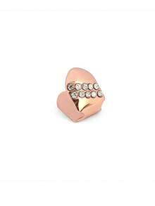 1pc/4pcs Plain Diagonal Rhinestone Teeth Grillz, Unique Hip-Hop Style Accessory For Party, Daily Wear, Unisex Holiday Gift - Multicolor - View 13
