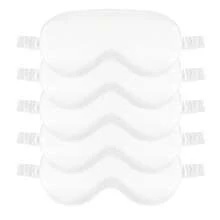 1个双面丝滑睡眠眼罩，遮光眼罩，适合在办公室、学校、旅行时小憩，是送给家人、同事和朋友的绝佳礼物 - 白色 - 查看 15