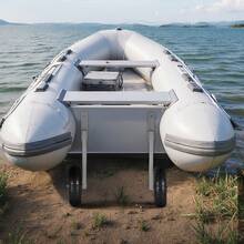 Boat Launching Wheels, 600 Lbs Load Capacity, 12" Aluminium Alloy Transom Wheel With Inflatable Rubber Tires, Folding Launch Wheels With 4 Quick Release Pin, Fit 13' Long Inflatable Fishing Boat - 600 Lbs - View 9
