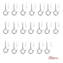 Q-Shaped Spring Clasp Lock Buckle, Windproof Hook, Black Threaded Metal Eye Hook, S-Shaped Hook - Multicolor - View 6