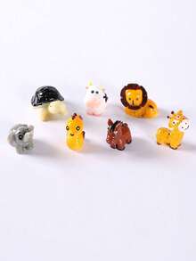 Tượng hươu cao cổ mini dễ thương, giống thật, thích hợp trang trí tiểu cảnh, bonsai và làm vườn, tượng động vật trang trí bằng nhựa. - nhiều màu - Xem 3