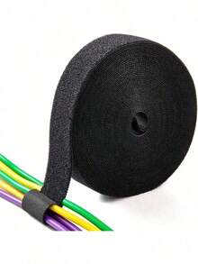 1 Roll Vine Shaping/Cable Management Reusable Hook And Loop Ties, Multi-Size Options, Strong & Durable, Suitable For Office, Home, Gardening, Reusable, Tidy & - Multicolor - View 6