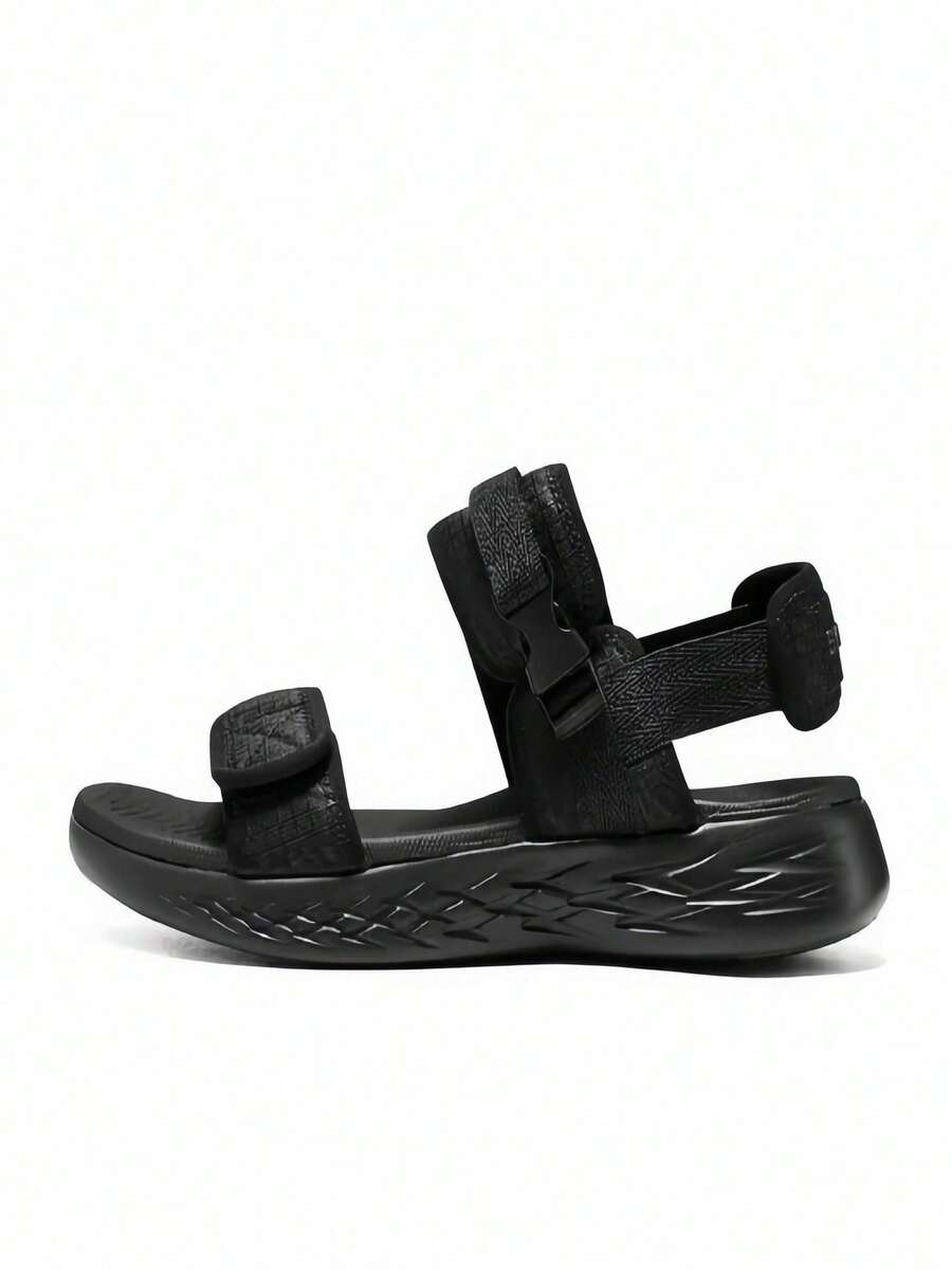 Skechers New Summer Style Shock-Absorbing, Comfortable, Breathable, Ultra-Lightweight Sandals - Black - View 1