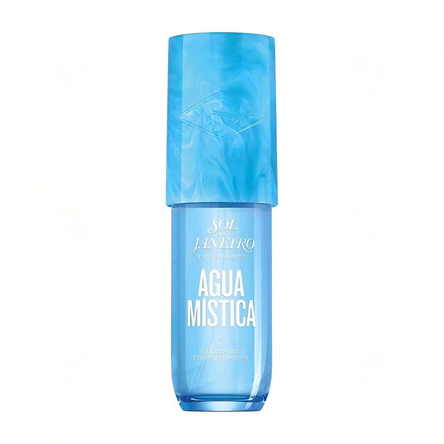 Sol De Janeiro Limited Edition Água Mística Hair & Body Perfume Mist 90ml, Fresh Aquatic Fragrance With Neroli Water, Tangerine & Salty Skin Accord, Citrus Body Spray For Summer, Vegan & Cruelty-Free, Authentic Brazilian Beauty - Agua Mistica-90ML - Xem 1
