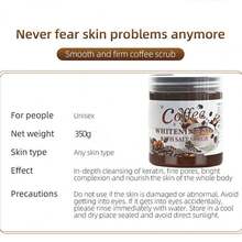 Muối tắm tẩy tế bào chết cà phê làm trắng da 350g, làm sạch sâu lỗ chân lông, làm sáng da, cải thiện làn da thô ráp, dưỡng ẩm và làm mịn da. - cà phê - Xem 3