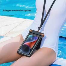 Yuke Double Layer Waterproof Phone Case Touch Screen Transparent Dry Bag Sealed Pouch Pool Beach Cruise Essentials For Swimming Snorkeling Diving Drifting Photography - Multicolor - View 12