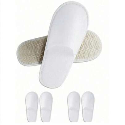 1-20 đôi dép đi trong nhà dùng một lần, dép trong nhà unisex, dép kín mũi nhẹ, chống trơn trượt, thích hợp cho khách sạn, nhà ở, du lịch, dép dùng một lần thoải mái, chống trơn trượt.