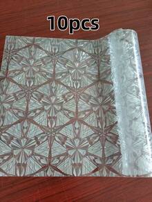 1片装、3片装、5片装，透明磨砂几何图案置物架垫，不粘可水洗抽屉垫，奢华水晶风格 - 透明磨砂幾何 - 查看 9