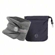 1PC Travel Nap Neck Pillow Neck Support Pillow Convenient Super Soft Neck Pillow For Office Rest - 灰色-1件 - 查看 4