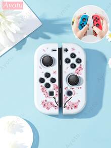 Ayotu Custom Sakura Tree Pattern Switch Console Case & Accessories Kit, Compatible With Switch / Switch OLED / Switch Lite, Including Protective Case, Storage Bag, Dock Cover, Host Dust Cover, Game Card Case More, Ideal Gift For Game Enthusiasts,Christmas, Valentine's Day, Spring & Back To School - White - View 11