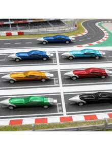 1/2pcs Novel Car-Shaped Ballpoint Pen, Portable Creative Ballpoint Pen, Writing Pen, Student Pen, Cool Mobile, Colorful Racing Car Ballpoint Pen, Creative Stationery, Creative Gift, Unique Shape, Fun Pen, Durable Material, Fine Tip, Novel Pen Set, Multi-Pack Pen, Student Gift, Must-Have Item For Back-To-School Season - Multicolor - View 3
