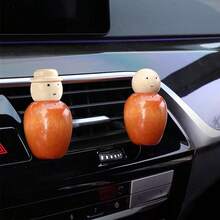 Difusor de ventilación de coche de madera, decoración de difusor de fragancia de coche de alta calidad y multicolor - multicolor - Ver 8