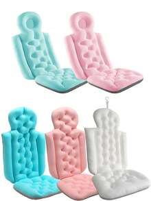 4pcs-Adult 5D Full Body Non-Slip Bathtub Mat And Cushion (With Multiple Suction Cups). Provides Comprehensive Waist And Head Support, These Mats Are The Ideal Choice For Enjoying A Warm Bath In Autumn And Winter, And Also A Perfect Gift For Friends And Family. Thick High-Quality Fabric Ensures An Ultimate Comfort Experience. - View 9