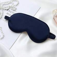 1 chiếc mặt nạ ngủ hai mặt mềm mại như lụa, mặt nạ che sáng hoàn toàn lý tưởng để ngủ trưa ở văn phòng, trường học, khi đi du lịch, món quà tuyệt vời cho gia đình, đồng nghiệp và bạn bè. - Màu xanh hải quân - Xem 13