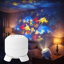 LED Lights That Create A Dynamic Ocean Effect With A 360-Degree Rotation, Allowing You To Adjust The Brightness. Perfect For Parties, Stages, Bedrooms, Living Rooms, And Festivals - Beam Light - View 4