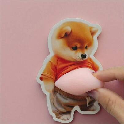 Bộ 2 miếng chặn cửa hình chó hoạt hình, gồm các giống Shiba Inu, Akita Inu và Corgi, thích hợp dùng cho cửa ra vào, nhà để xe, tủ lạnh, đồ nội thất và tường.