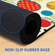 1 Piece Pop Art Explosion Pattern Rubber Desk Mat - Non-Slip, Stain-Resistant, Smooth Glide, Gaming & Office Extended Keyboard Pad,Large Gaming & Work Mouse Pad - View 7