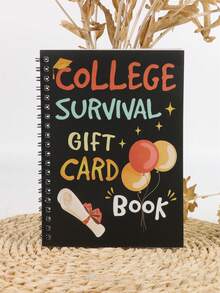 大学礼品卡册 毕业礼品卡册 大学生存手册 学校生日关怀礼包现金夹 - 長方形 - 查看 3