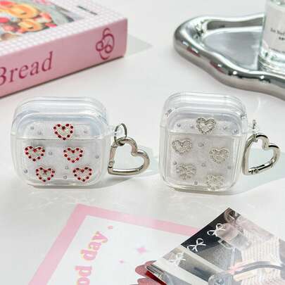 This Fashionable Apple Case Features A White 3D Pearl Bow Decor, Paired With Bow Elements And A Golden Bow Pendant. It Provides Shock Protection, Earphone Protection, And Dust Protection. Fashionable And Beautiful, Suitable For Teenagers And Young People. It Can Be Used For Daily Use Or Given As A Gift.