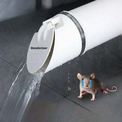 1pc Drain Pipe Sealing Gasket, Sewer Deodorizing Core, Floor Drain Core, Anti-Odor Plug, Drain Backflow Preventer, Drain Pipe Accessories, Universal Drain Sealing Gasket, Pipe Deodorizing Plug, Bathroom Drain Accessories, Anti-Odor Pipe Plug, Universal 110mm Drain Pipe Anti-Backflow Drain Plug, 160mm Deodorizing Core, Sizes 50/75/110/160