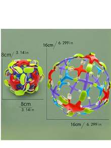 1pc Transforming Expandable Flower Ball, Colorful Toss Ball Toy, Outdoor Play - Multicolor - View 8