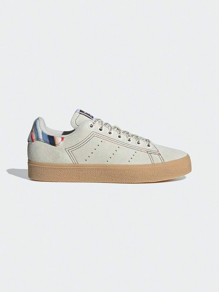 Adidas Women's Classic Skate Shoes Sports Shoes Fashion Casual Athletic Shoes Autumn/Winter IE0384 - Beige/Red/Blue - View 1