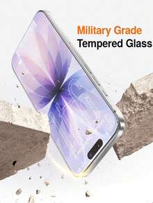 3 buah Pelindung Layar Kaca Tempered Definisi Tinggi, Untuk iPhone 17/17Pro/17Pro Max/16/15/14/13/12/11 Pro Max, Juga Untuk iPhone 7/8 Plus/X/XS Max/XR - Film Pelindung Kekerasan 9H, Definisi Tinggi Anti Gores - Clear - View 4