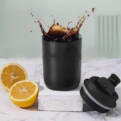 Fashionable Mini Insulated Coffee Cup, Stainless Steel Portable Travel Mug, Leak-Proof Pocket Cup, Lightweight Vacuum Cup, Ideal Gift For Men & Women, Office & Students, New Design