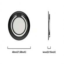 1 chiếc giá đỡ điện thoại từ tính xoay 360°, tương thích với bộ sạc không dây. - Nhiều màu - Xem 2