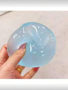 1个蓝色/粉色椰子油慢回弹减压球，缓解焦虑玩具，适合课堂奖励、派对礼品。圆形麦芽减压挤压玩具，最佳办公桌减压工具，适合作为节日礼物。 - 多色 - 查看 13