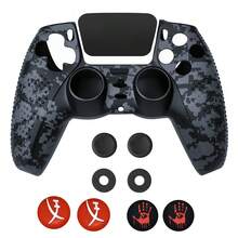 Bao bọc tay cầm bằng silicon cao su mềm với 4 cần điều khiển, tương thích với tay cầm không dây , chống trượt. - Xem 6