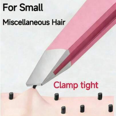 1pc High Precision Ultra-Thin Flat-Tip Eyebrow & Eyelash Tweezers, Stainless Steel Material, Eyebrow & Eyelash Grooming Tool. Convenient To Carry, Easy To Store, Exquisite Packaging - Quality Choice For New Year, Parties, And Grand Events