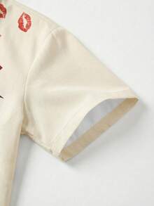 Camisa casual de verano para hombre FRACTYR, de manga corta con estampado total, diseño reversible, corte holgado, transpirable y suave para la piel - Blanco - Ver 7